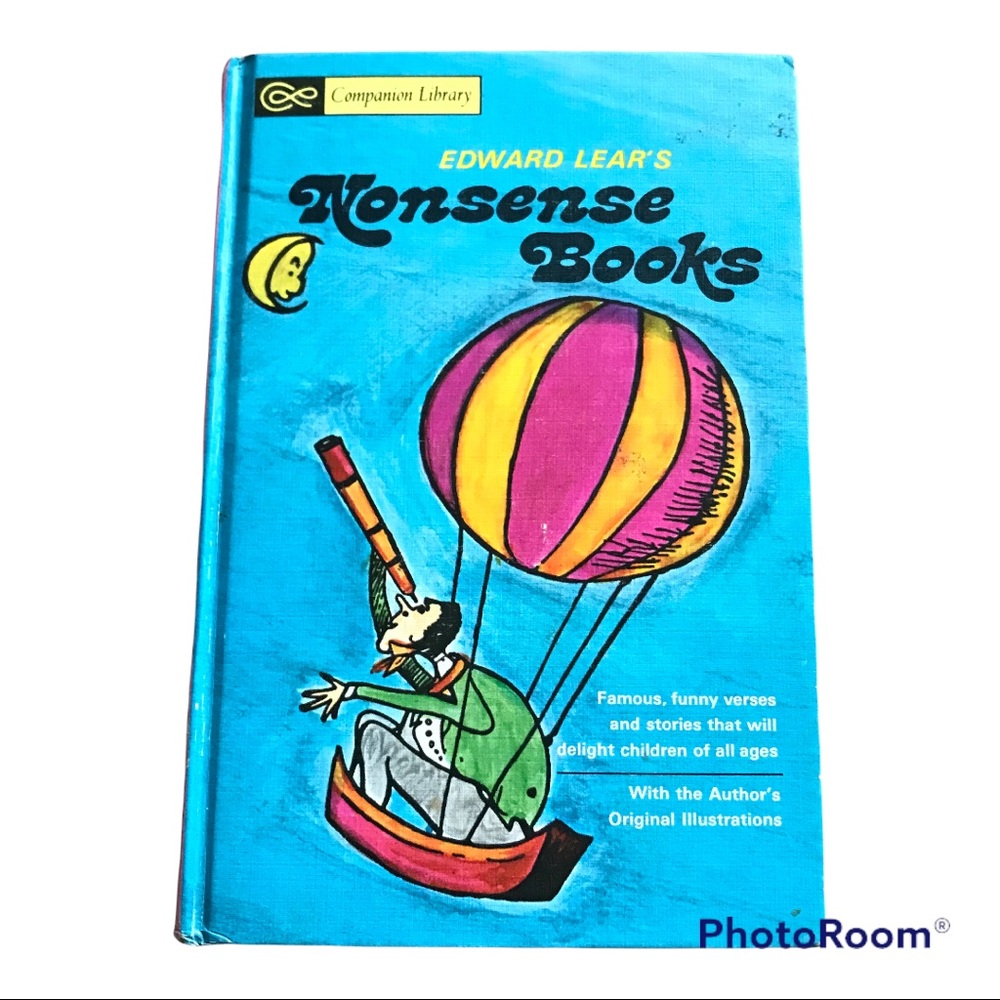 2/$10 Vintage Book | Edward Lear’s Nonsense Books | Famous Funny Verses